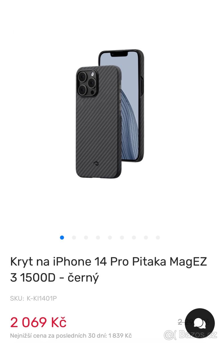 Pitaka MagEZ 3 pro iPhone 14 Pro