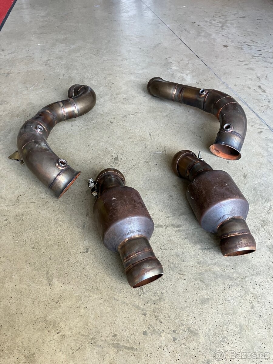 Downpipe Mercedes S63 amg 450kw / výfukové svody