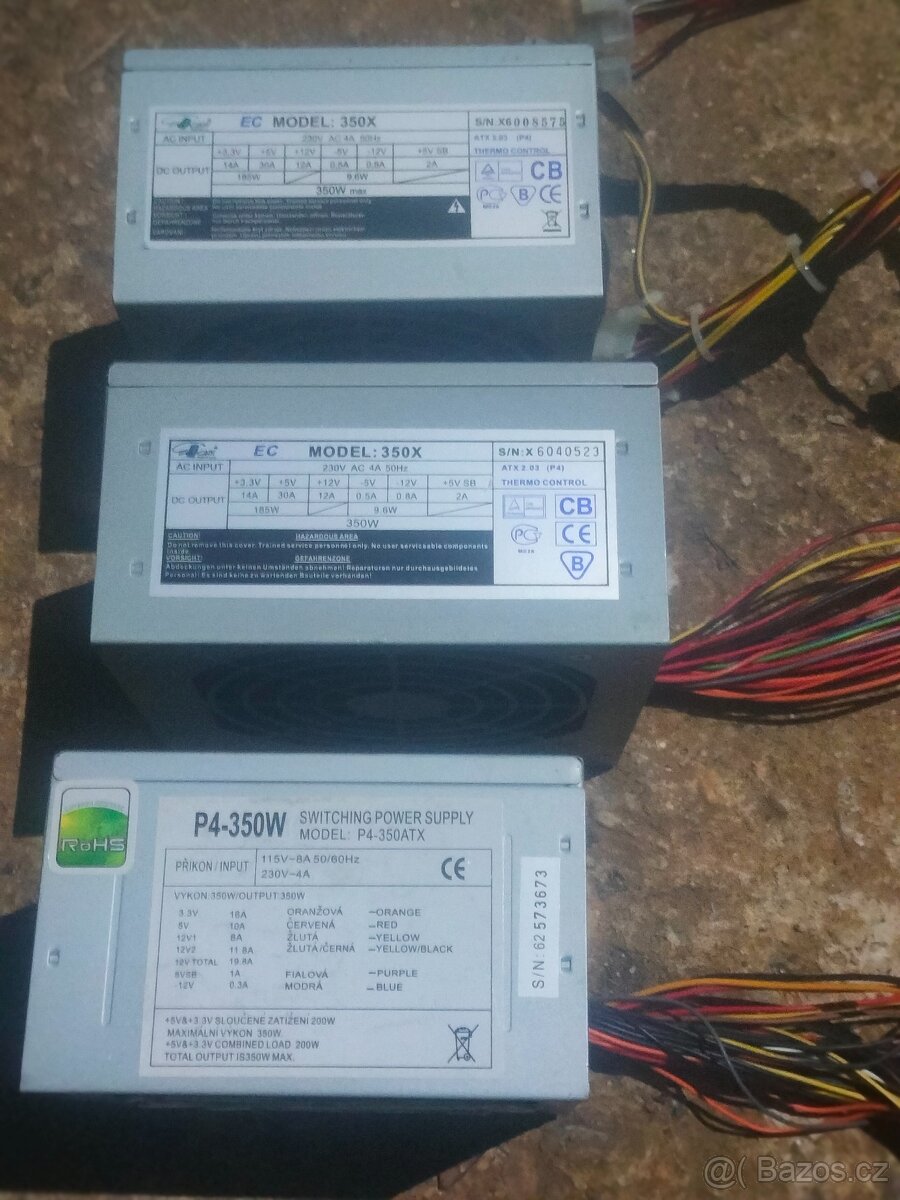 PC zdroje 350W.