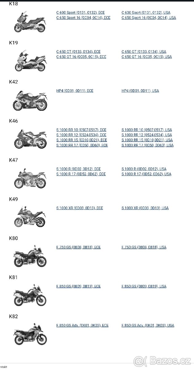 Bmw-moto lambdasondy
