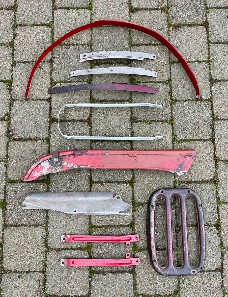 Jawa 250 350 perak - díly