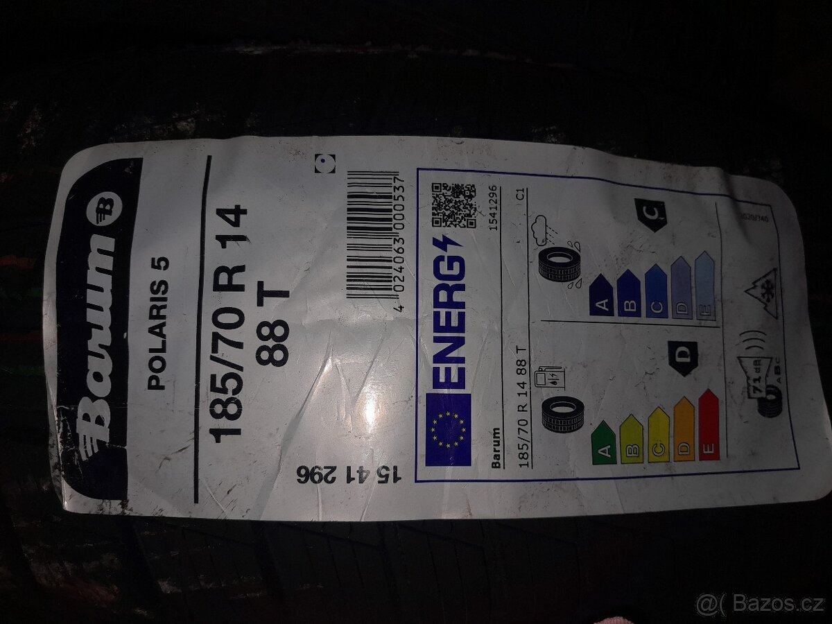 Nové pneu 185/70-14