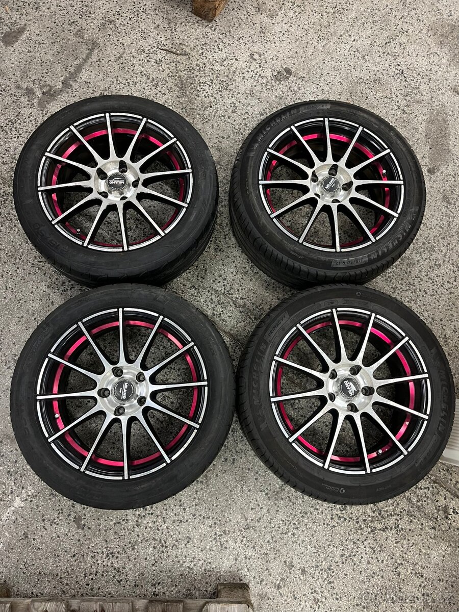Litá kola Milano 17" obutá
