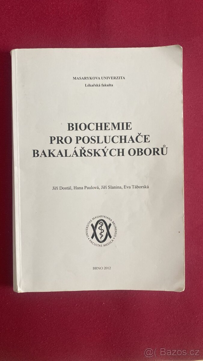 Biochemie pro posluchače bakalářských oborů