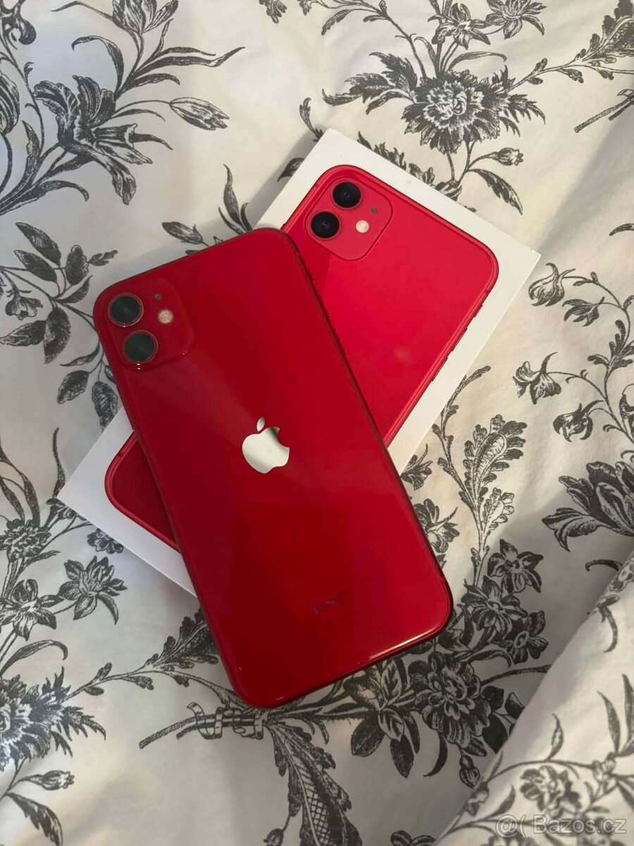 Prodám Iphone 11 red 64 Gb TOP STAV
