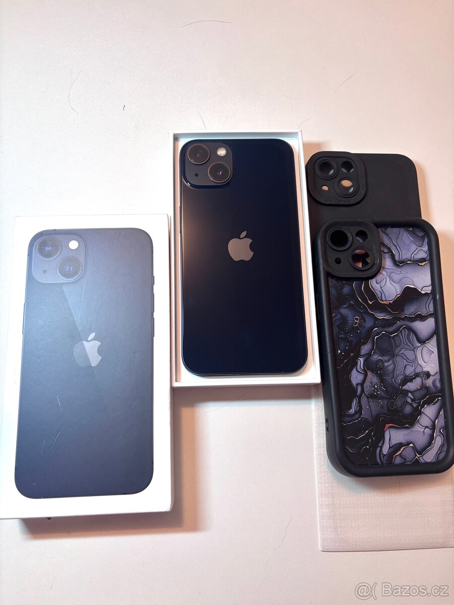 iPhone 13 128gb midnight, pěkný stav