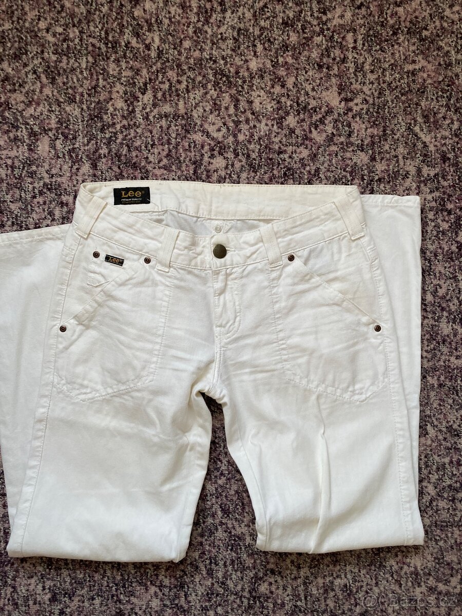 Bílé džíny zn. Lee