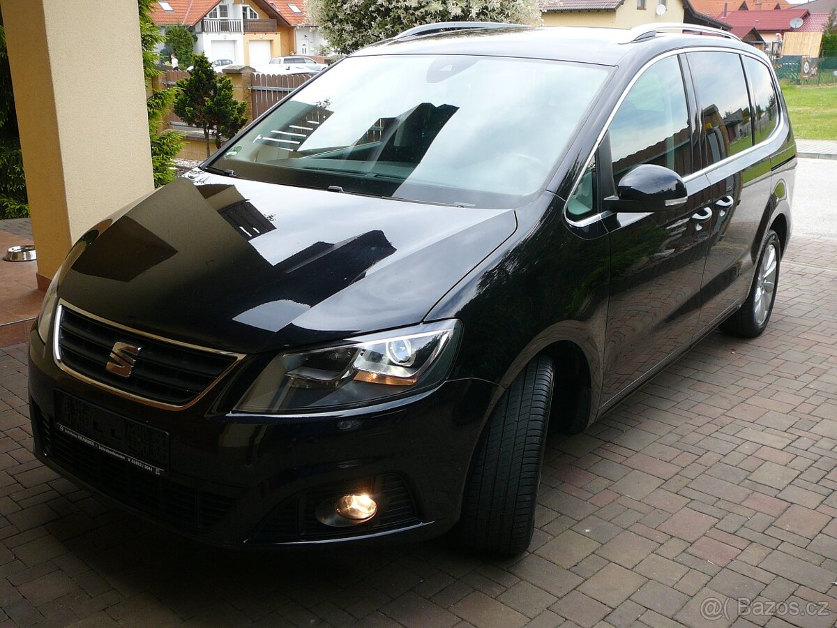 SEAT ALHAMBRA 2.0 TDI 110KW DSG+F1 7MÍST BI-XENONY NAV KAMER