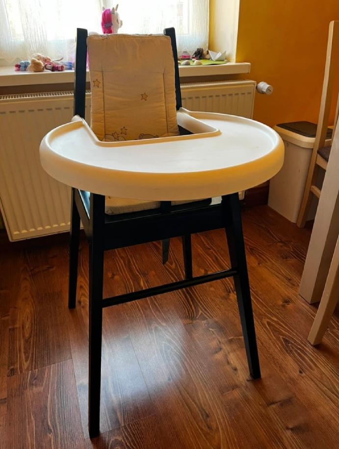 Dětská jídelní židlička s polstrem