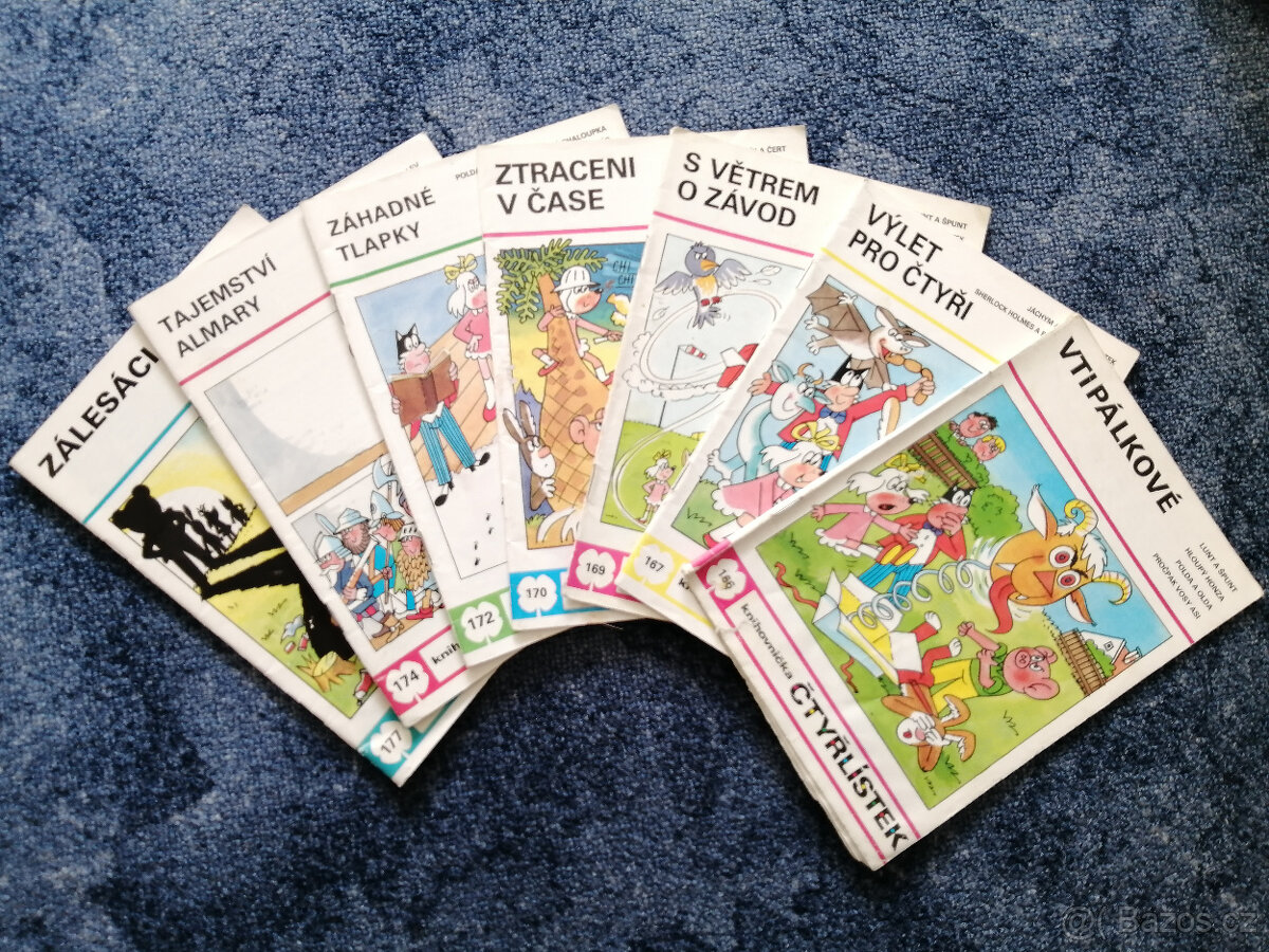 Sbírka Čtyřlístků - celkem 70 ks