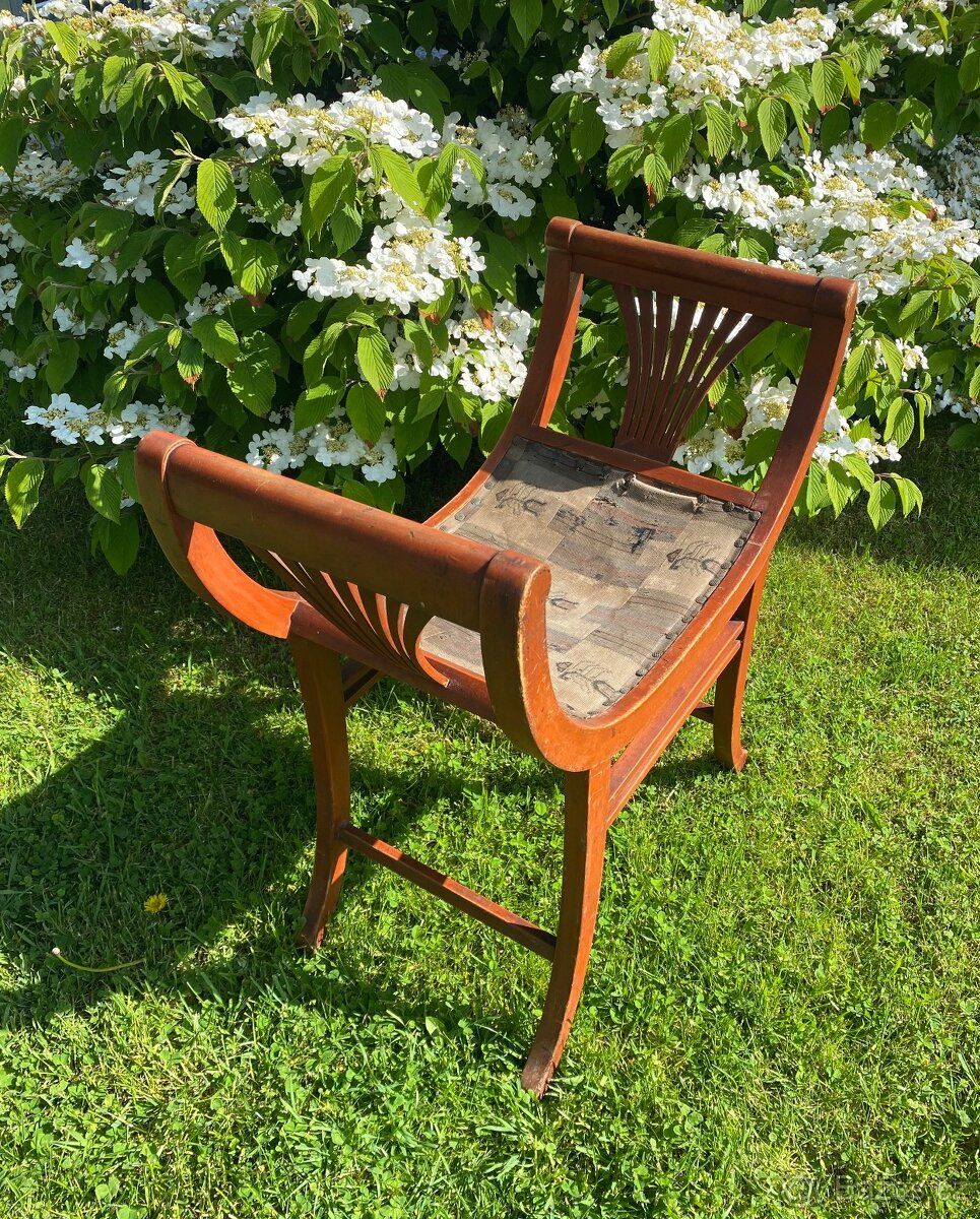 Secesní gondolová stolička, Gebrüder Thonet, Vídeň