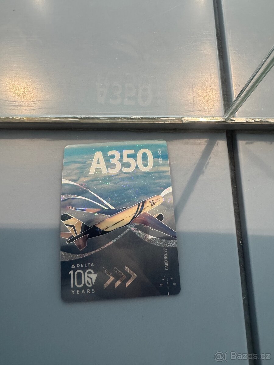 Delta trading card A350