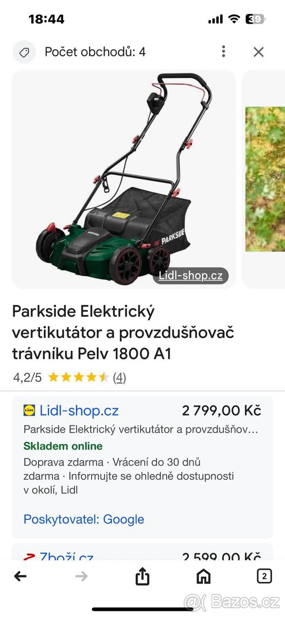 Vertikutátor.