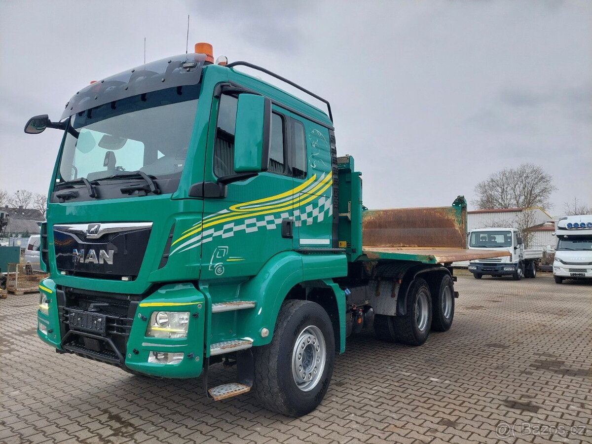 MAN TGS 26.460 6x4 třístranný sklápěč Bordmatic