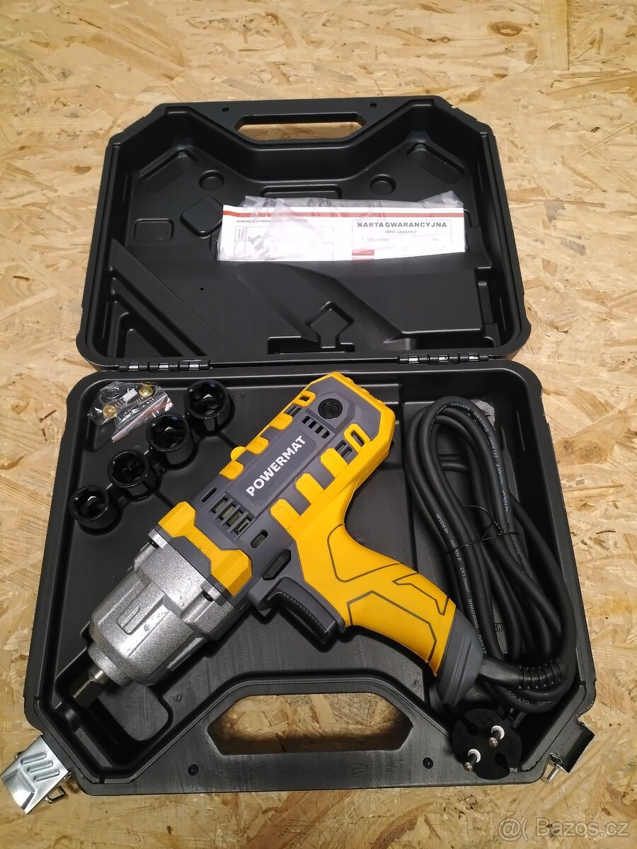 Elektrický rázový utahovák klíč 800Nm 2100W 1/2