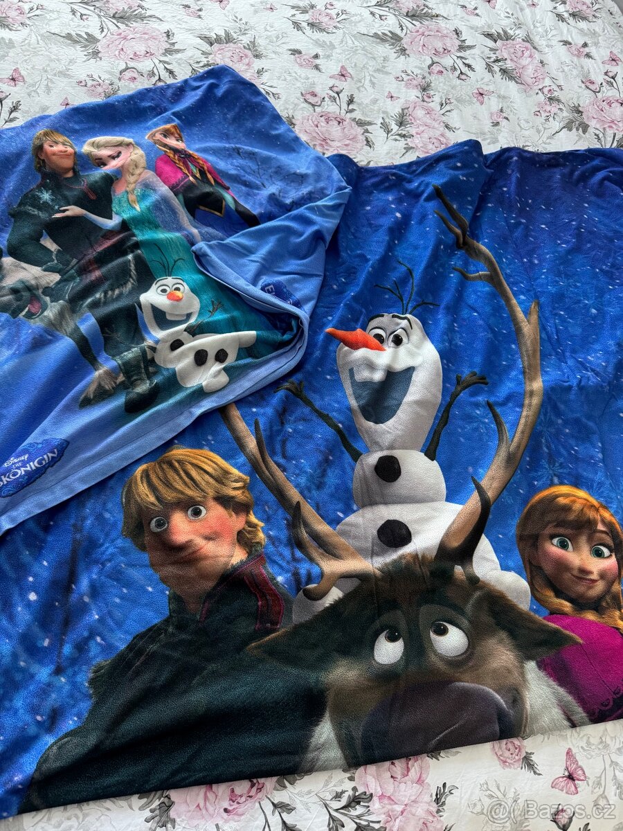Povlečení Frozen Elsa&Anna flanel