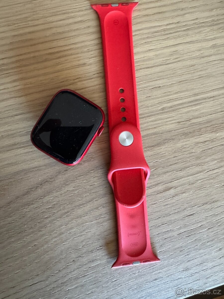 Apple watch 9 45mm red cellular | baterie 99% záruka 6/26