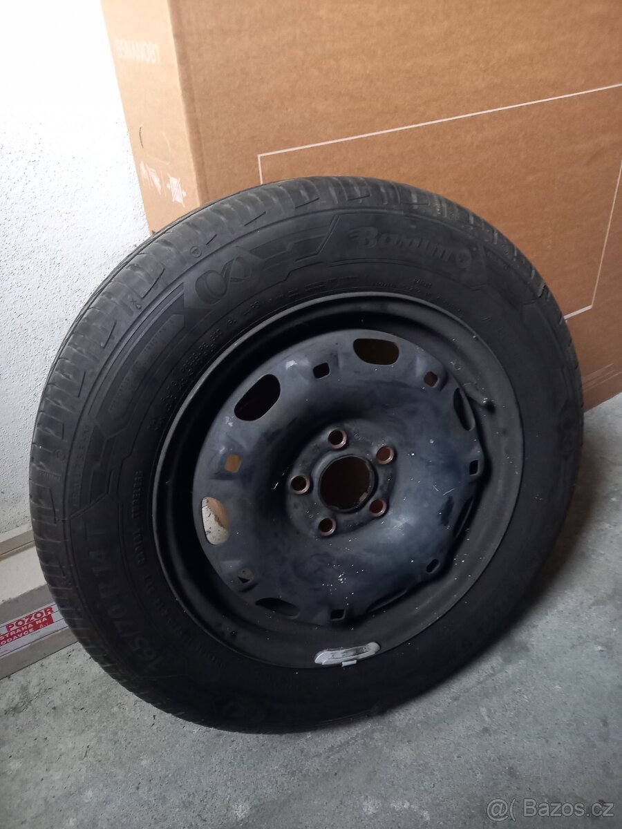 Sada ocelových kol 165/70 R 14 (81 T)