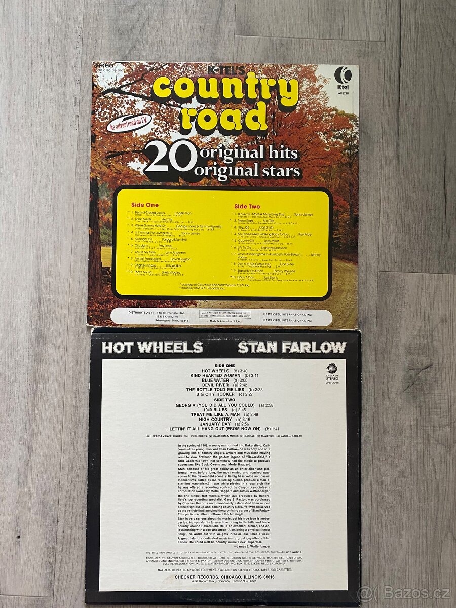 LP vinyl 20 hitů country