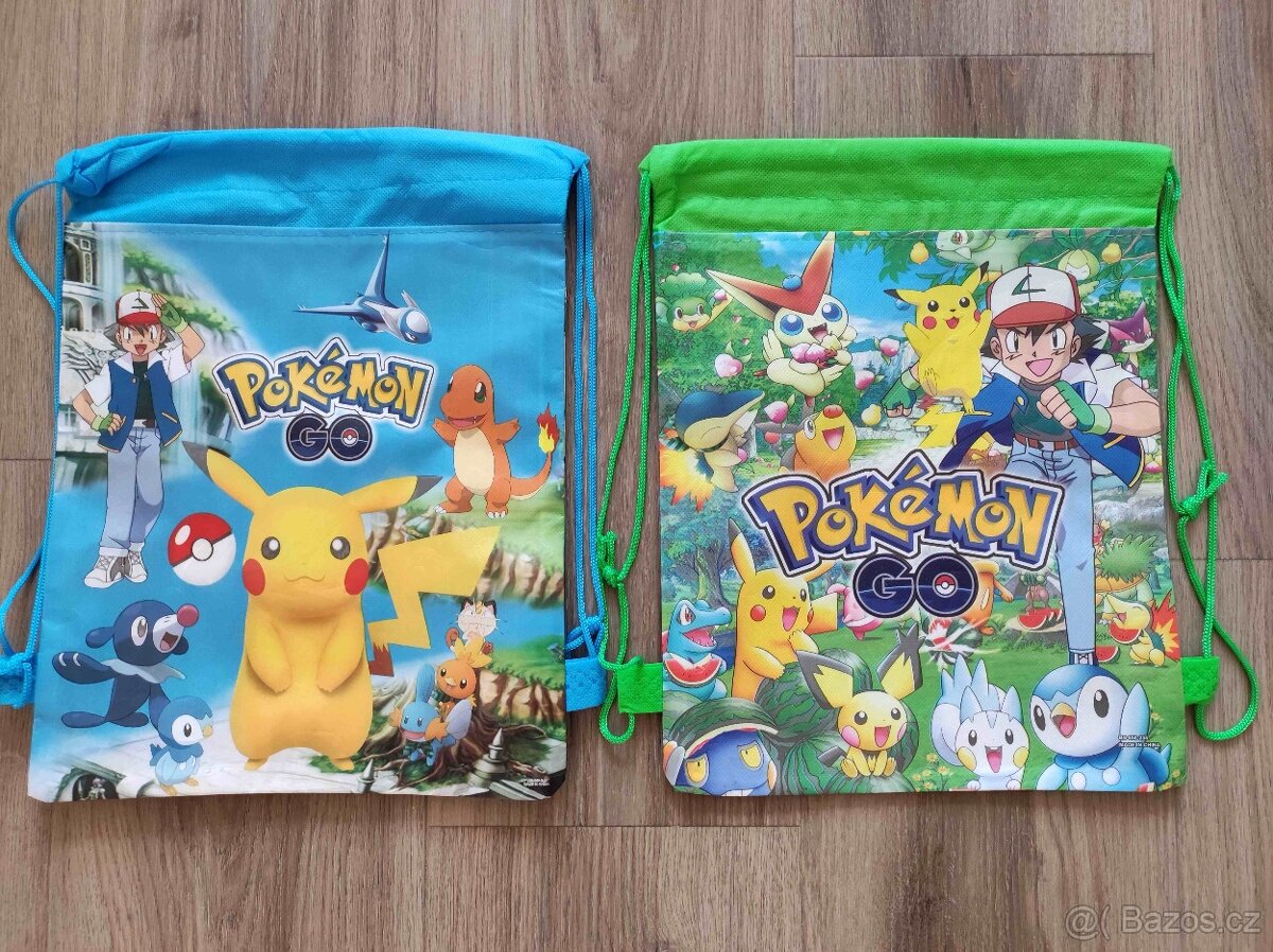 Sáček na přezůvky, tělocvik, sport Pokémon