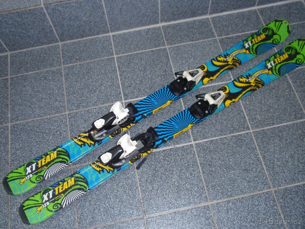 SUPER NASERVISOVANÉ LYŽE CARVY 120 CM TECNO XT TEAM