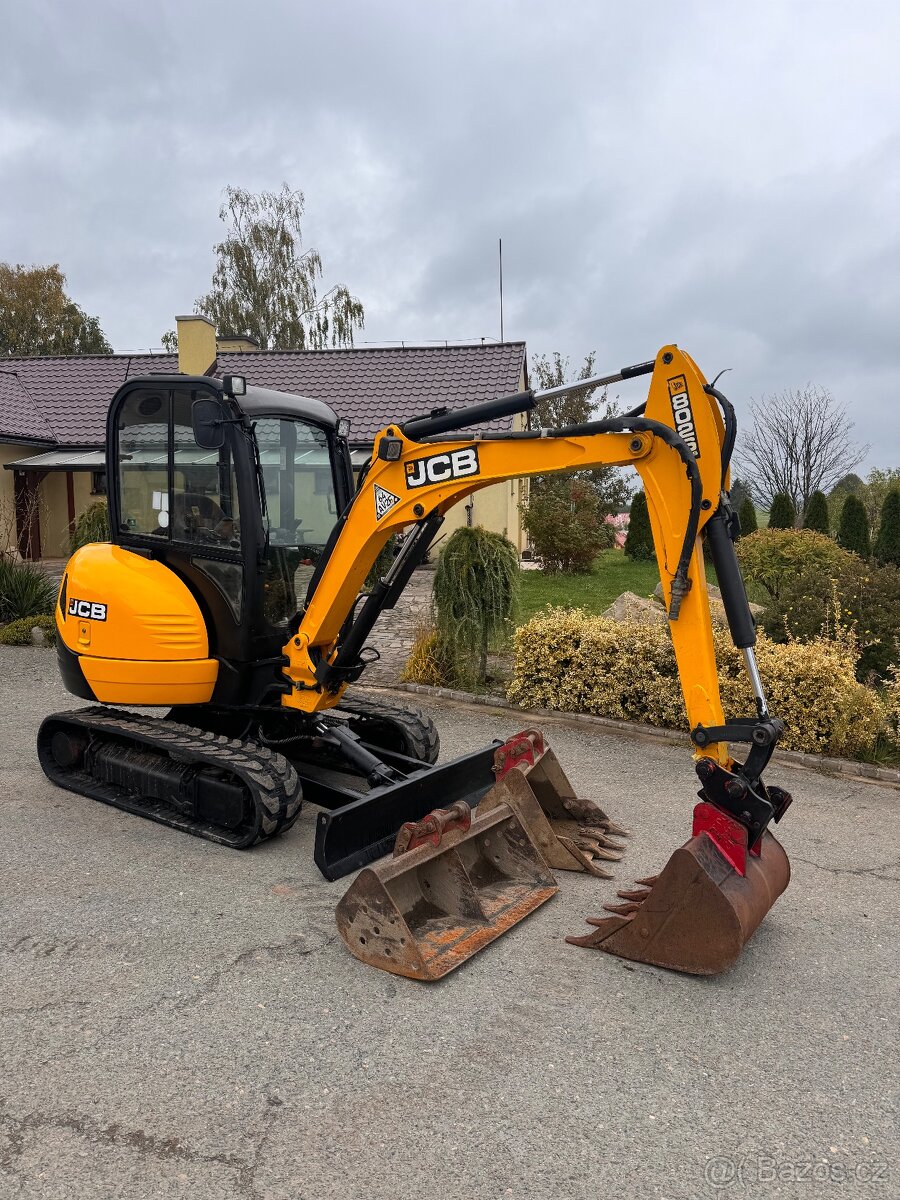 Minibagr JCB 8026 rok 2018 3x lzice