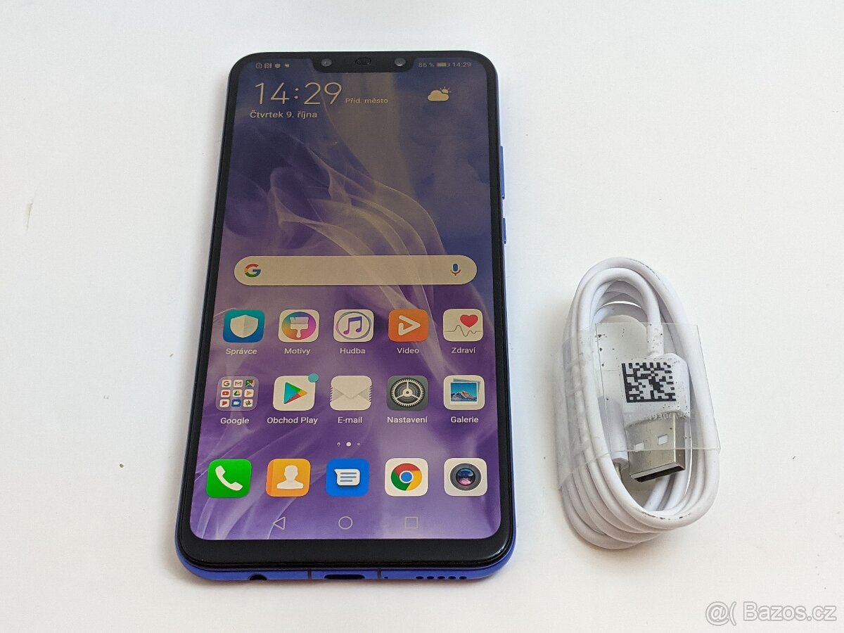 Huawei nova 3 4/128gb blue. Záruka 6 měsíců.