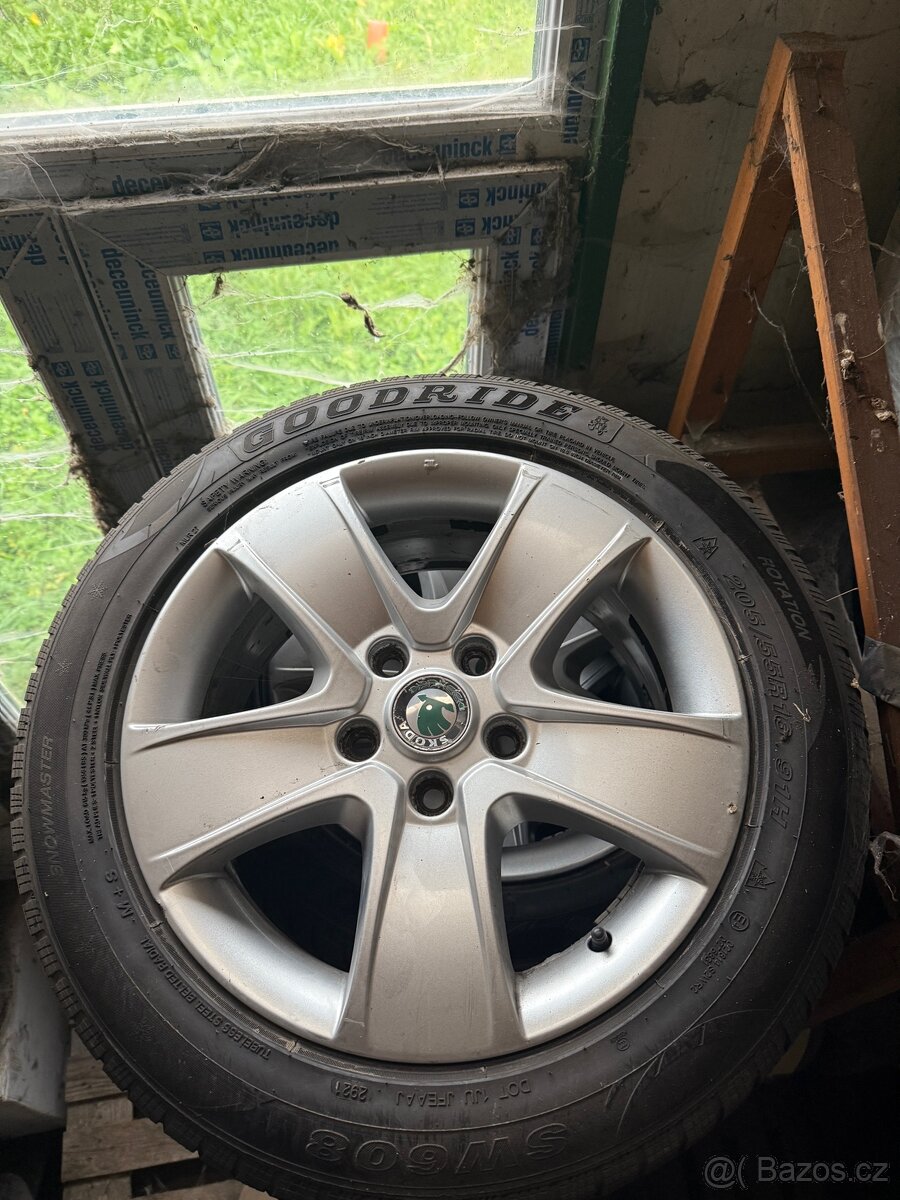 Alu kola R16 z zimní pneumatiky