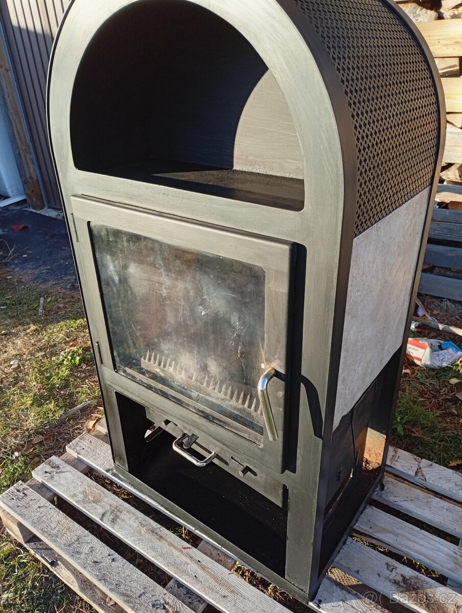 Krbová kamna s výměníkem