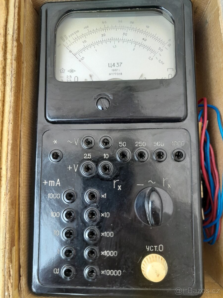 Predám multimeter Ц437,rok vyroby 1967