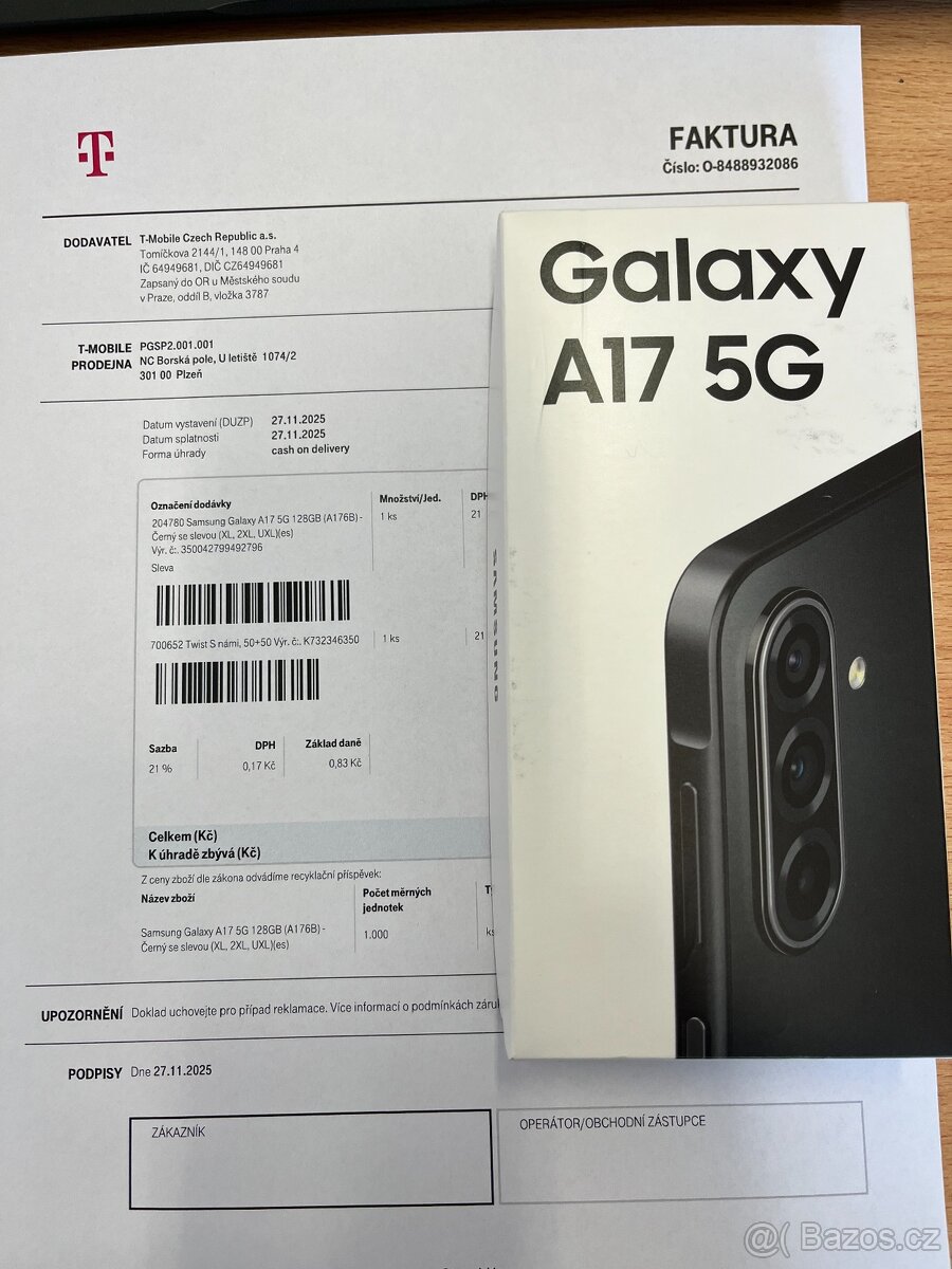 Samsung Galaxy A17 5G-nový, nerozbalený