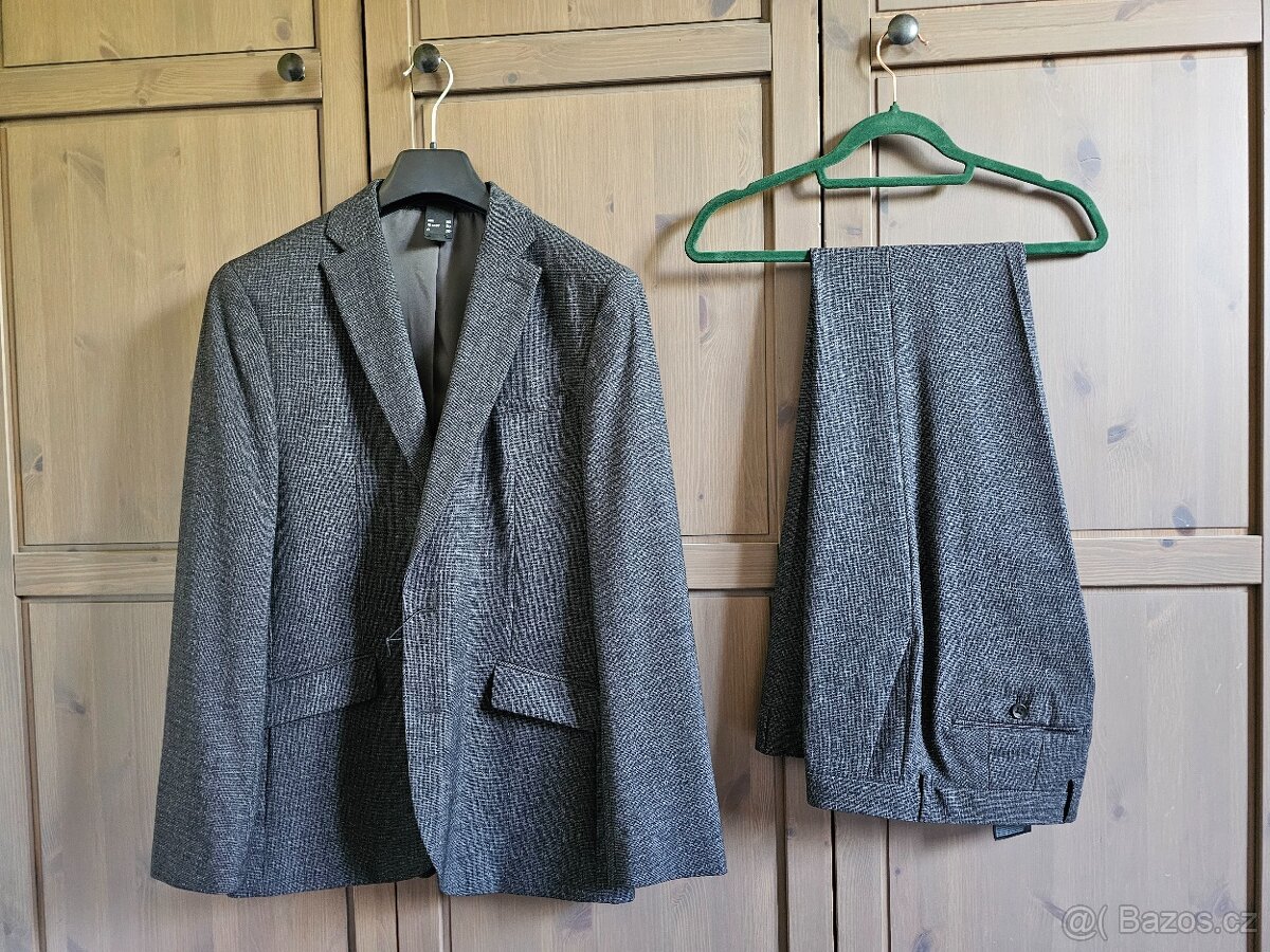 Pánský oblek C&A vel.50 (Slim fit) - NOVÝ