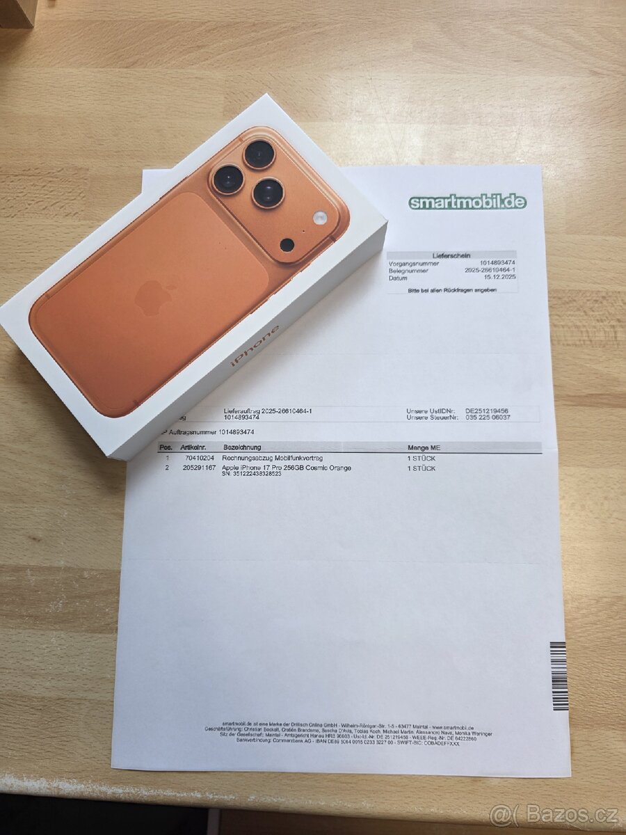 IPhone 17 PRO 256gb nový
