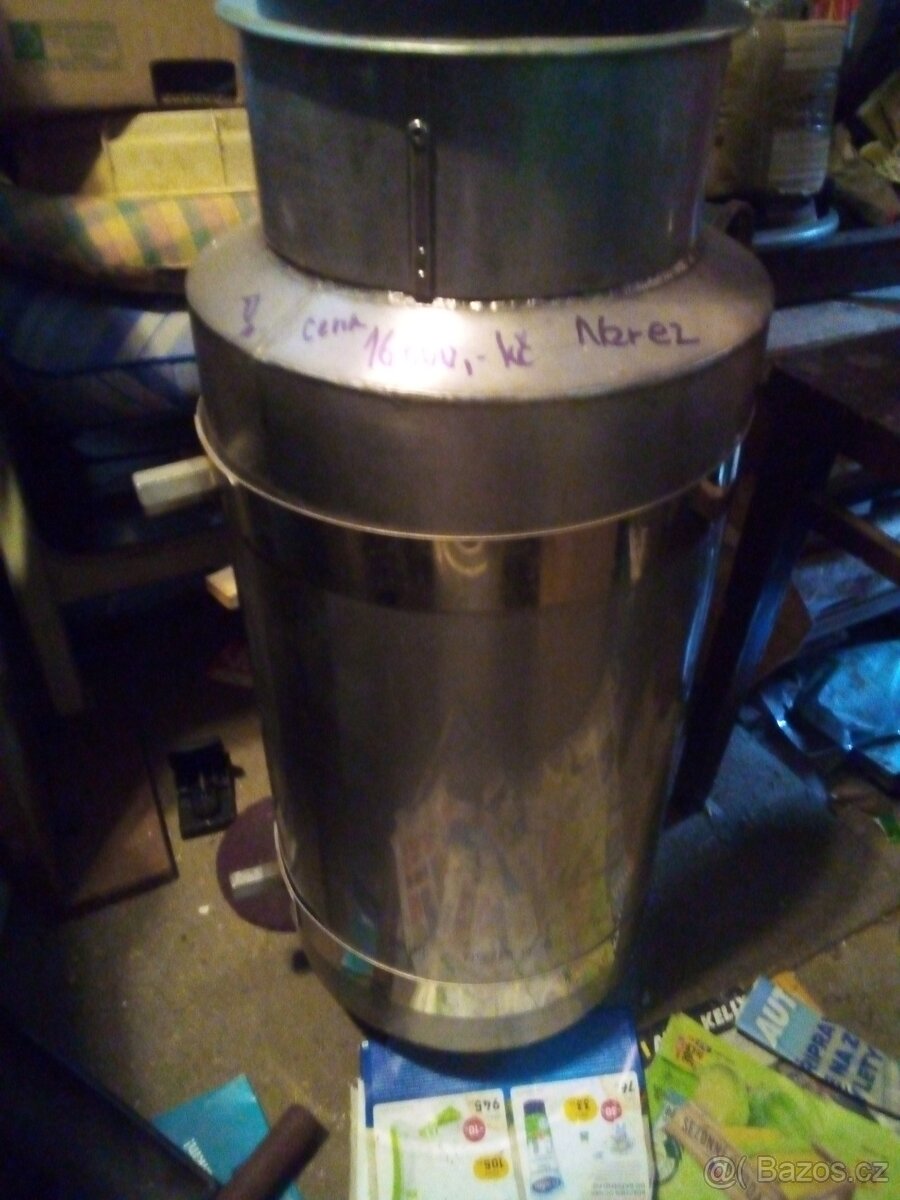 Výměník teplovodní na kouřovod