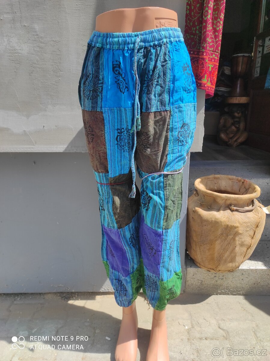 Pánské patchwork kalhoty