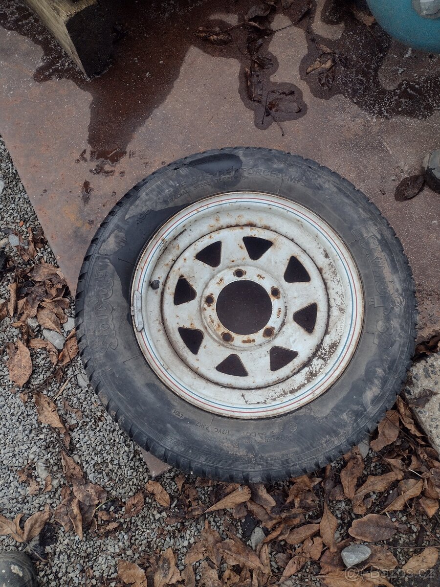 Prodám sadu (4 ks.) plechových ráfků