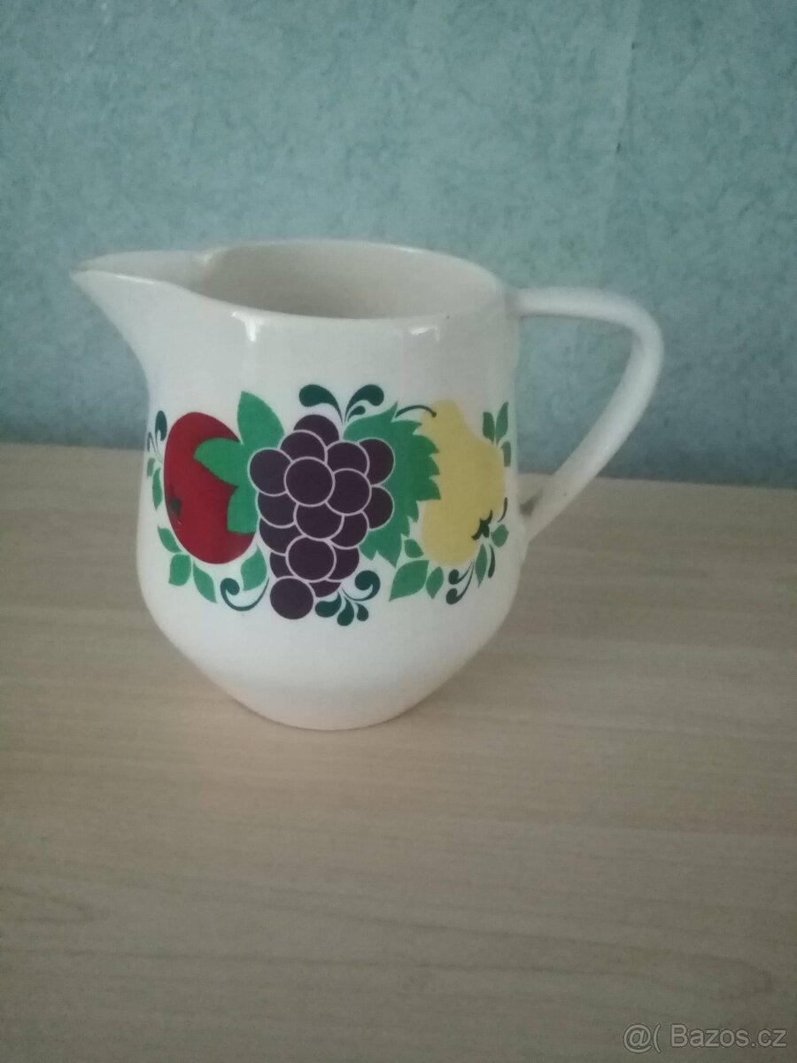 Malovaný džbánek-keramika