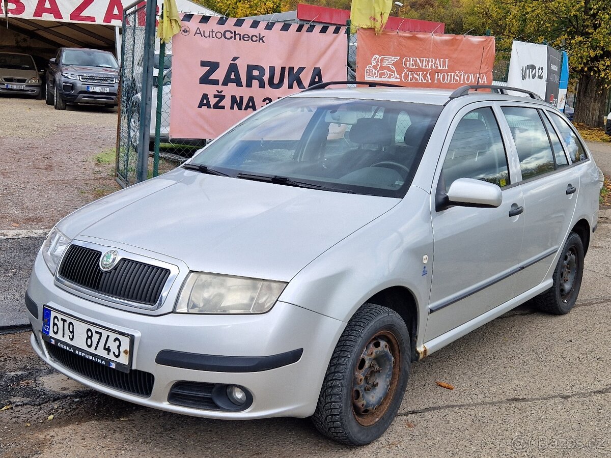 Škoda Fabia 1.4i 16v kombi tažné KLIMA rok 2005