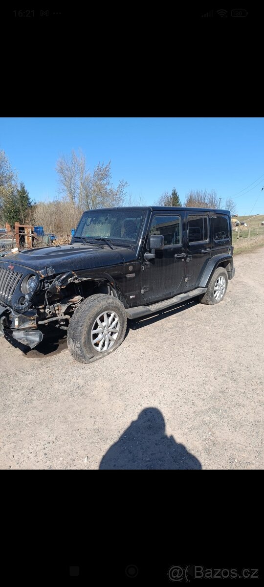 Jeep Wrangler diesel r.2017 Černé