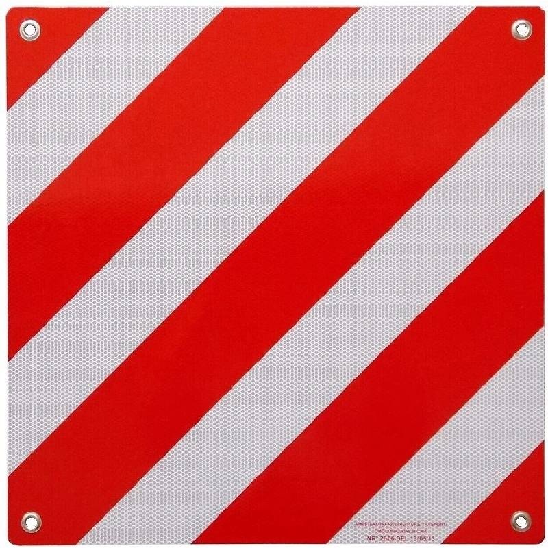 Výstražný terč pro Itálii, signální deska, ALU