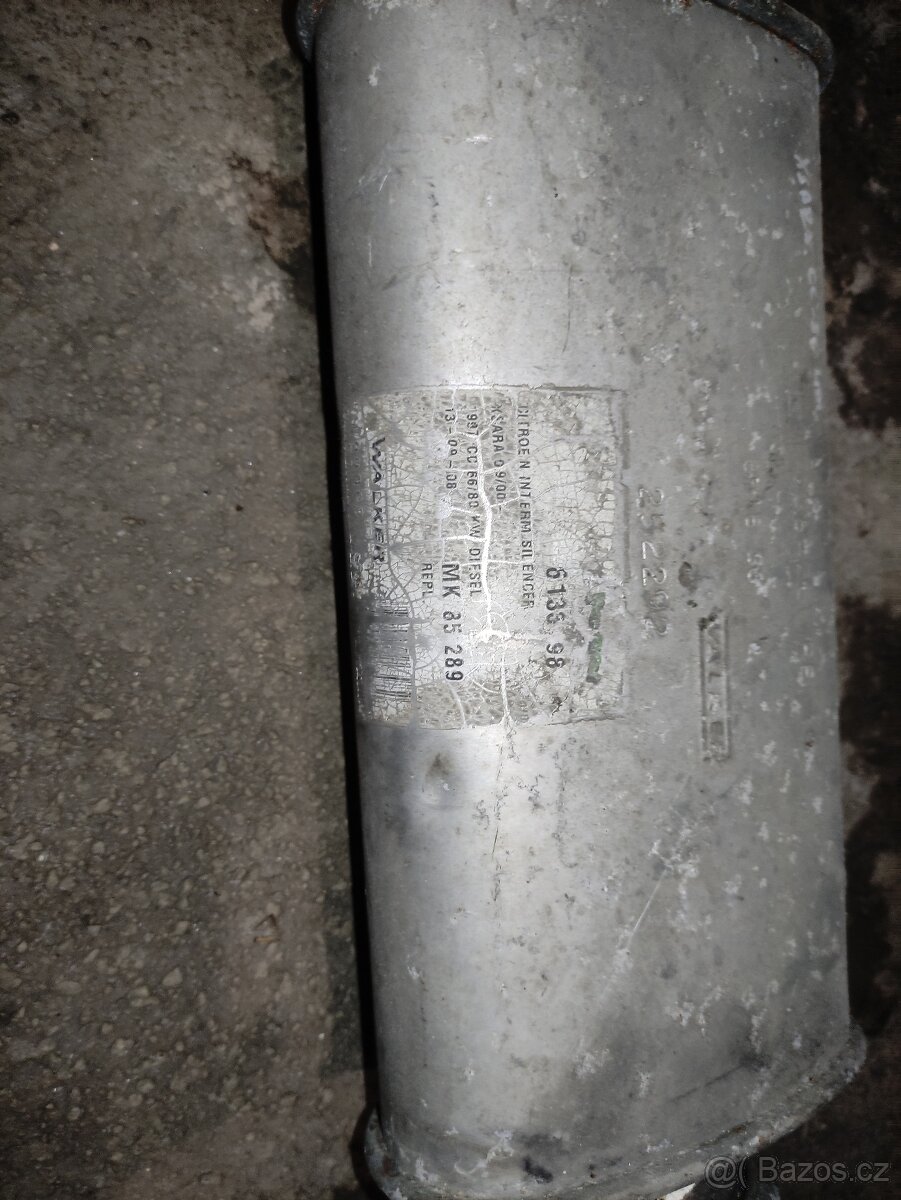Citroen xsara hdi - prostřední dil výfuku walker