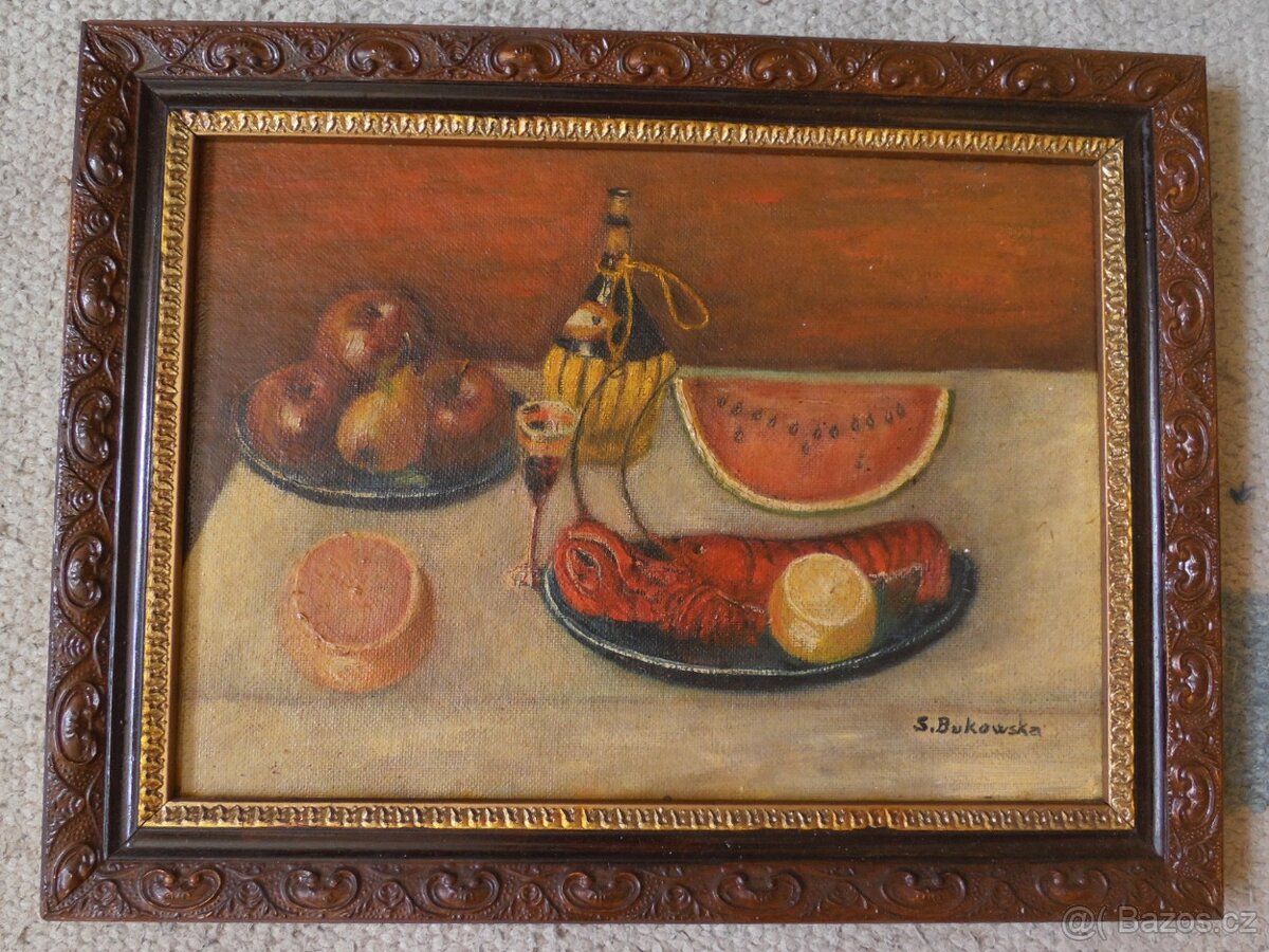 Obraz zátiší S. Bukovská