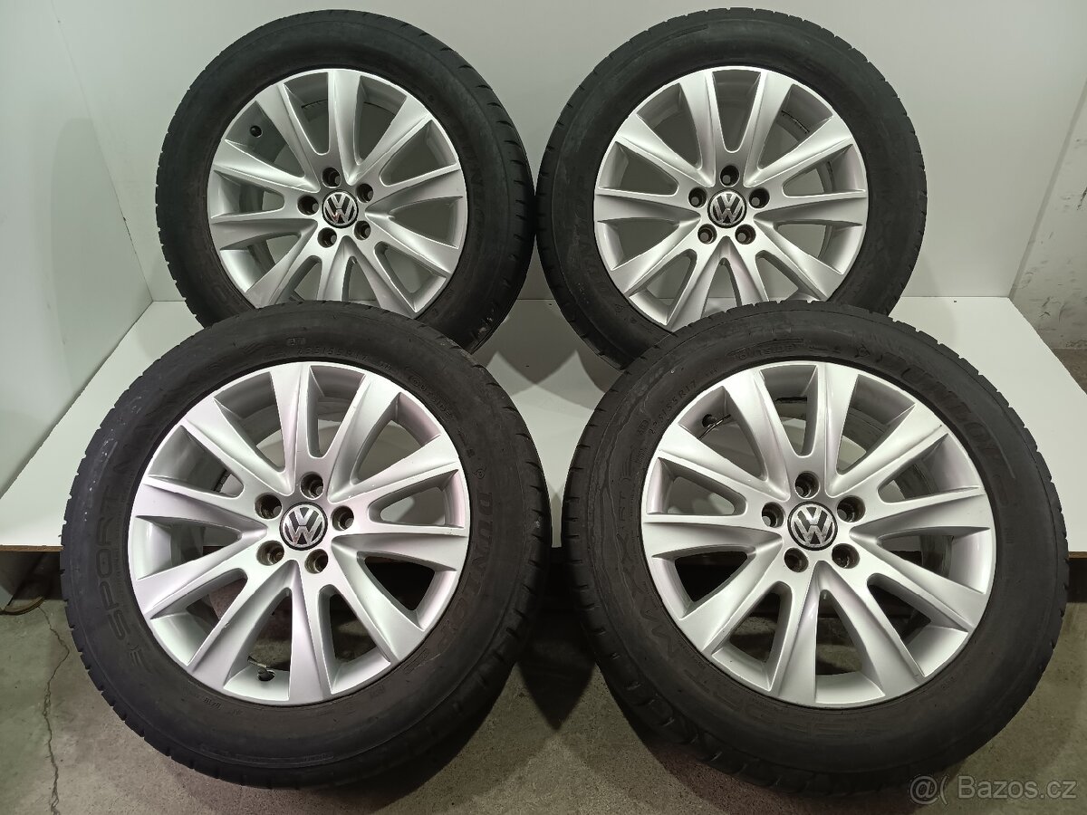 Letní alu kola Tiguan 5x112 R17 pneu 235/55 r17