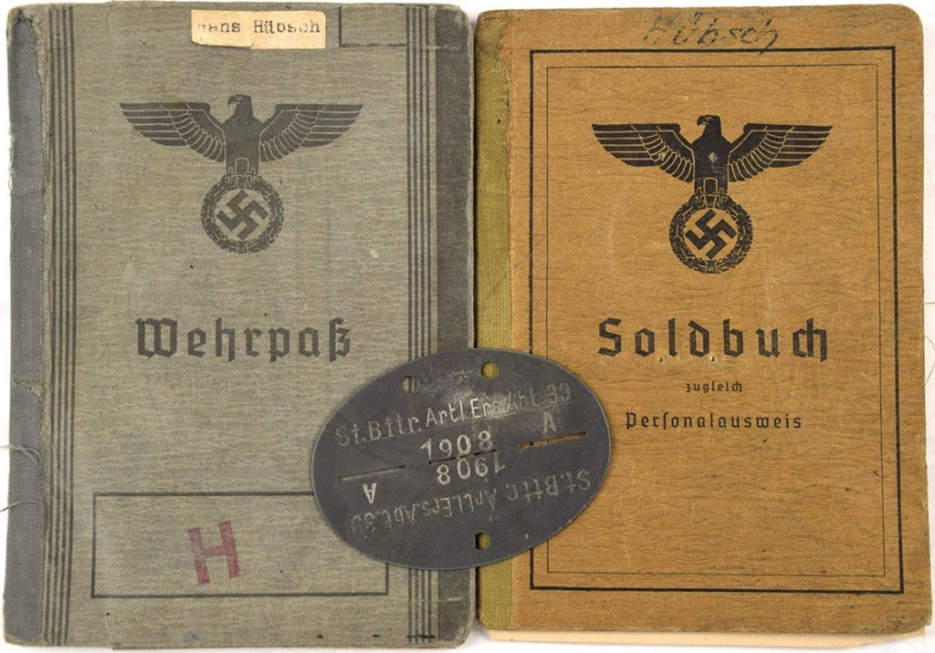 Koupím Soldbuch nebo Wehrpass