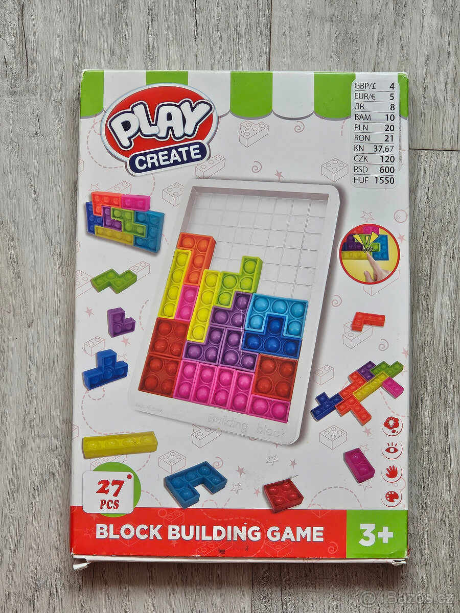 Hlavolam - pop-it - skládací hra