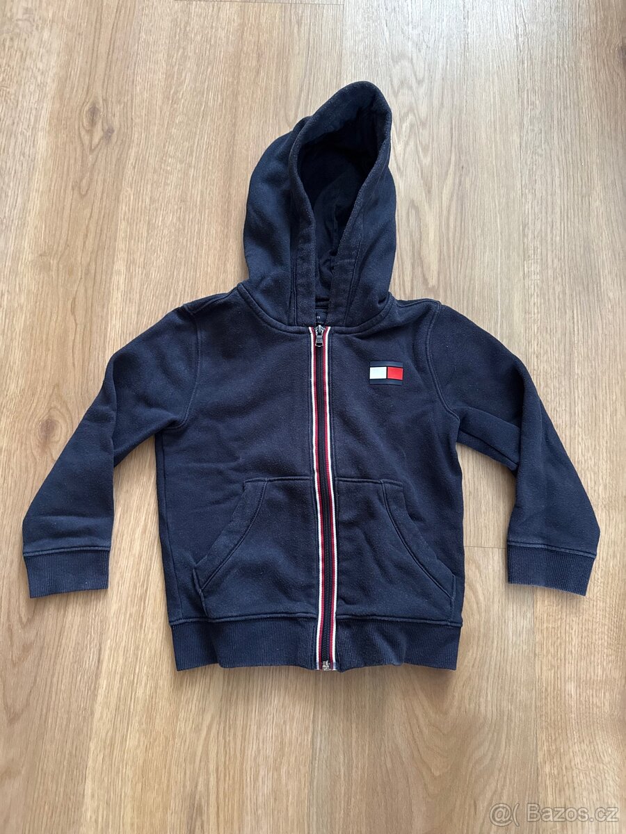 TOP STAV Dětská mikina Tommy Hilfiger 4-5 let tmavě modrá