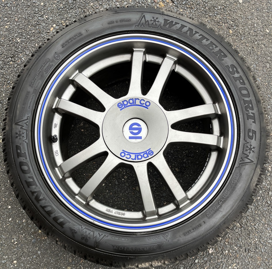 Sparco Rally 7.5Jx17 H2, Dunlop Winter Sport
