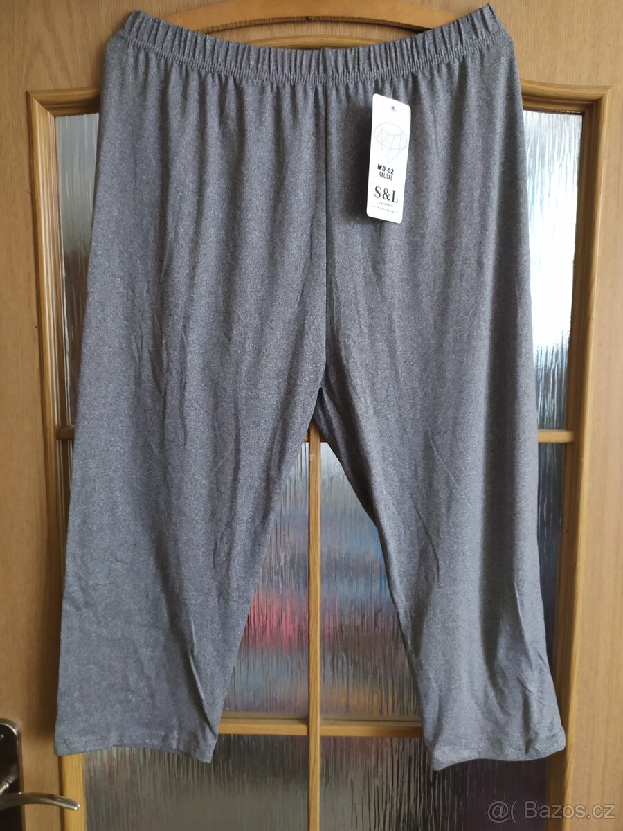 3/4 DÁMSKÉ NOVÉ PRUŽNÉ LEGÍNY VEL.4XL/5XL