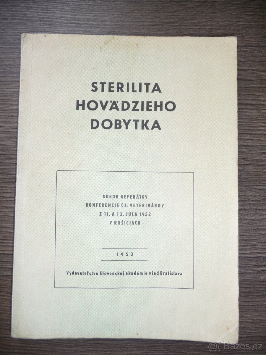 Sterilita havadzieho dobytka 1953