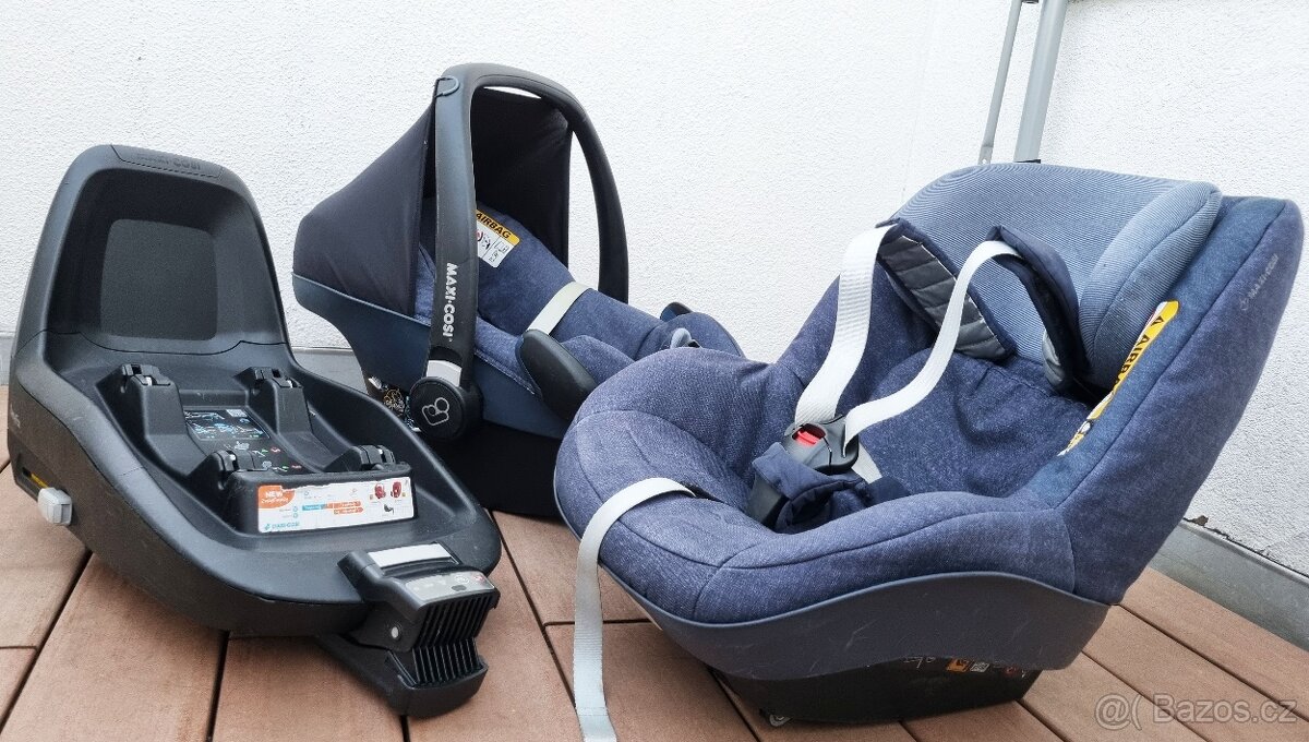 Set autosedaček Maxi-Cosi: isofix 2way základna